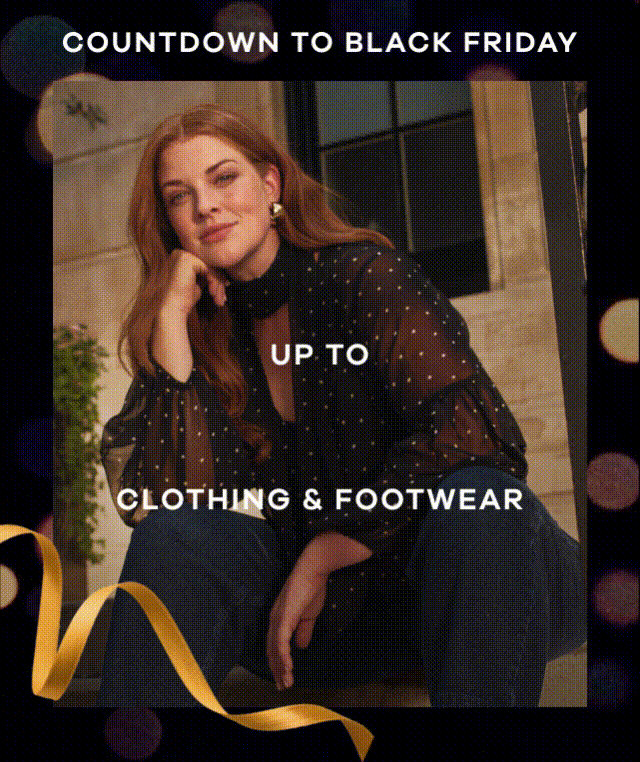 Up to 50% off clothing & footwear