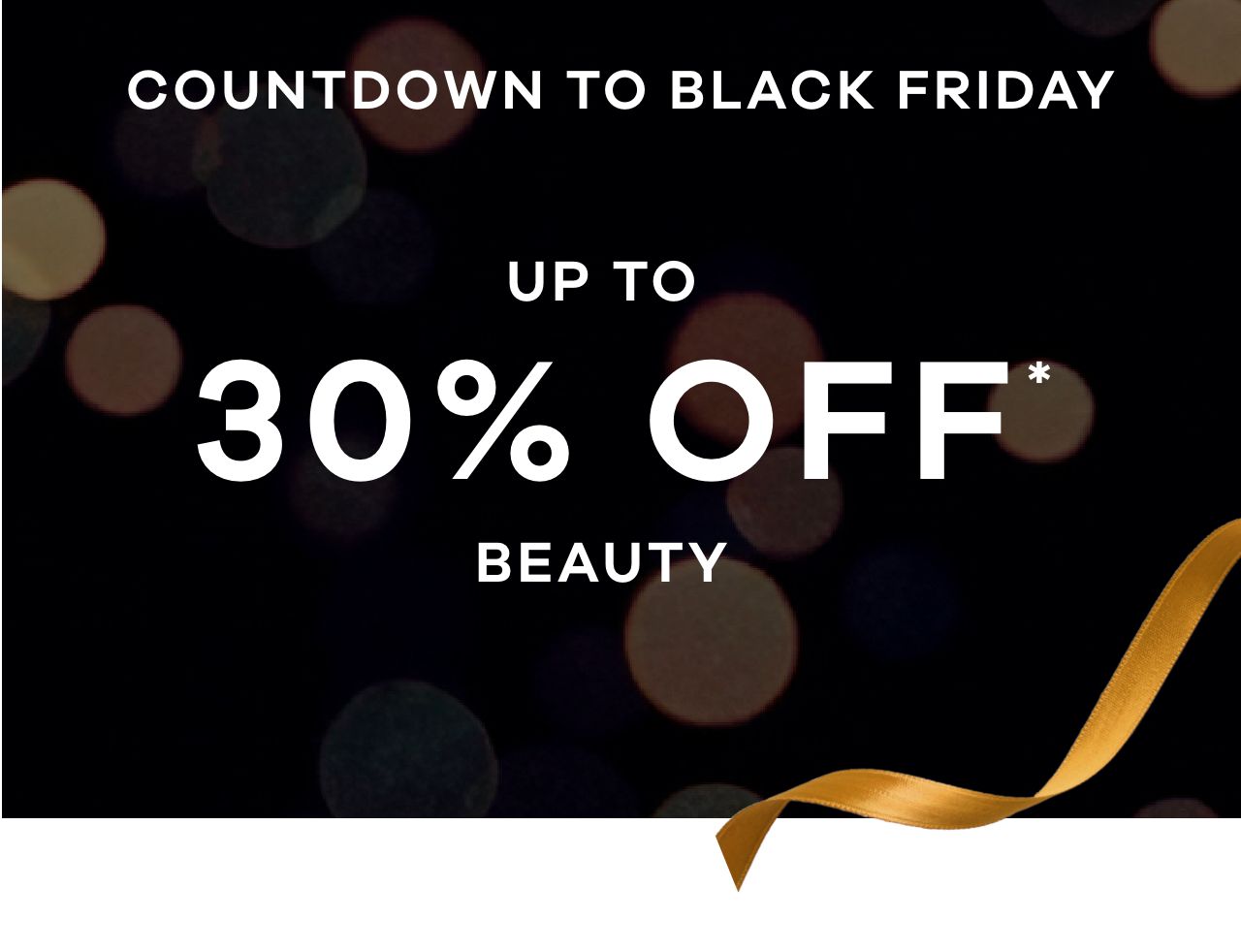 Up to 30% off beauty