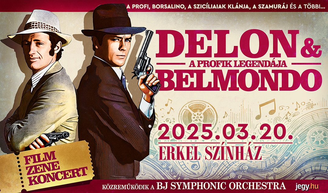 Alain Delon & Jean Paul Belmondo - A Profik Legendája: Film - Zene - Koncert