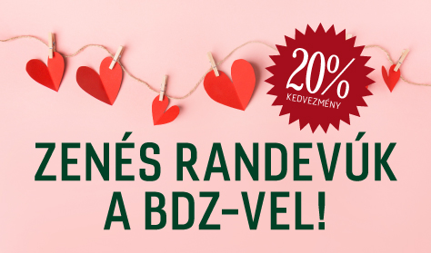 Zenés randevúk a BDZ-vel!