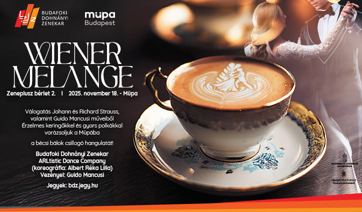 Wiener Melange – ZenePlusz 2025-26/2. – Budafoki Dohnányi Zenekar