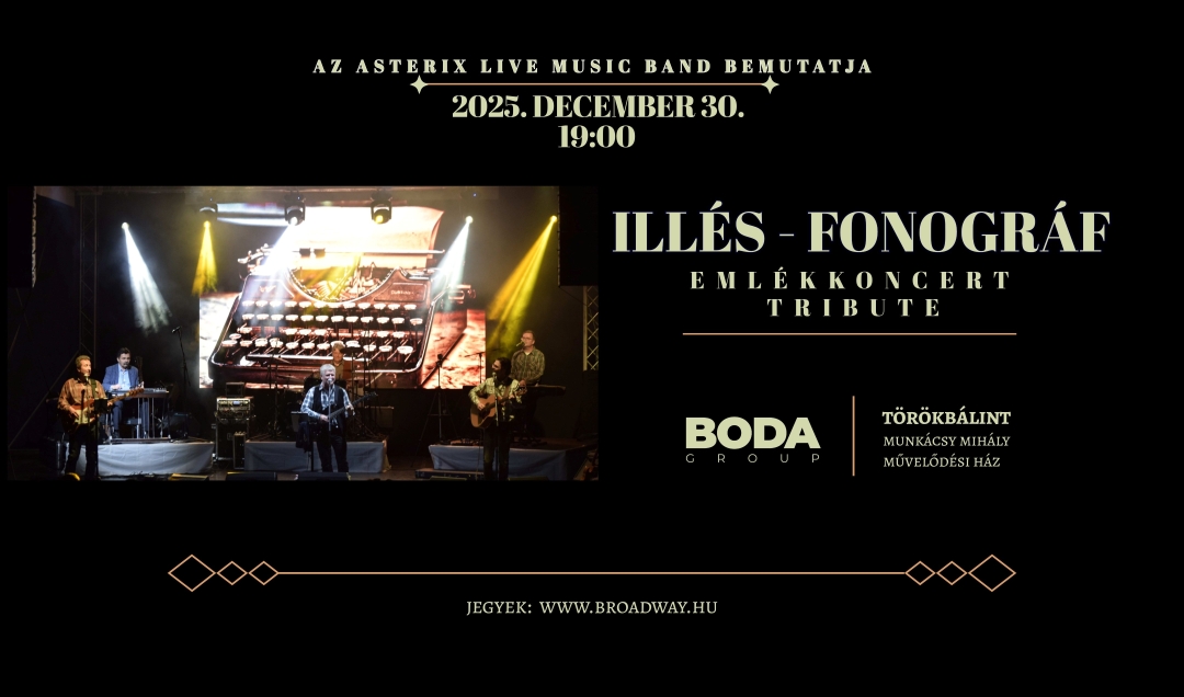 Illés – Fonográf emlékkoncert (Tribute) 🎼