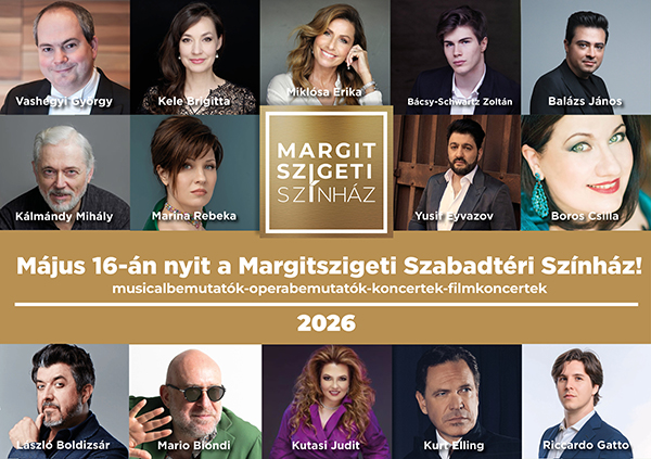 Május 16-án nyit a Margitszigeti Szabadtéri Színház