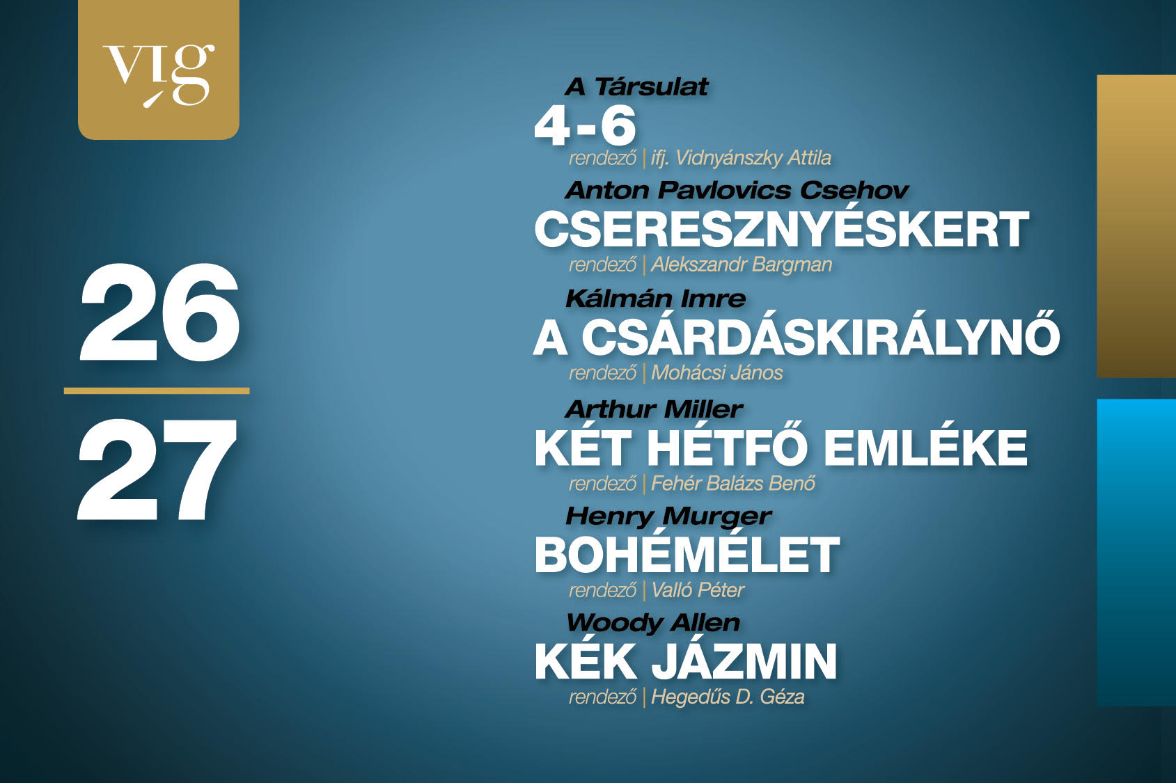 Vígszínház 2026/27-es évad