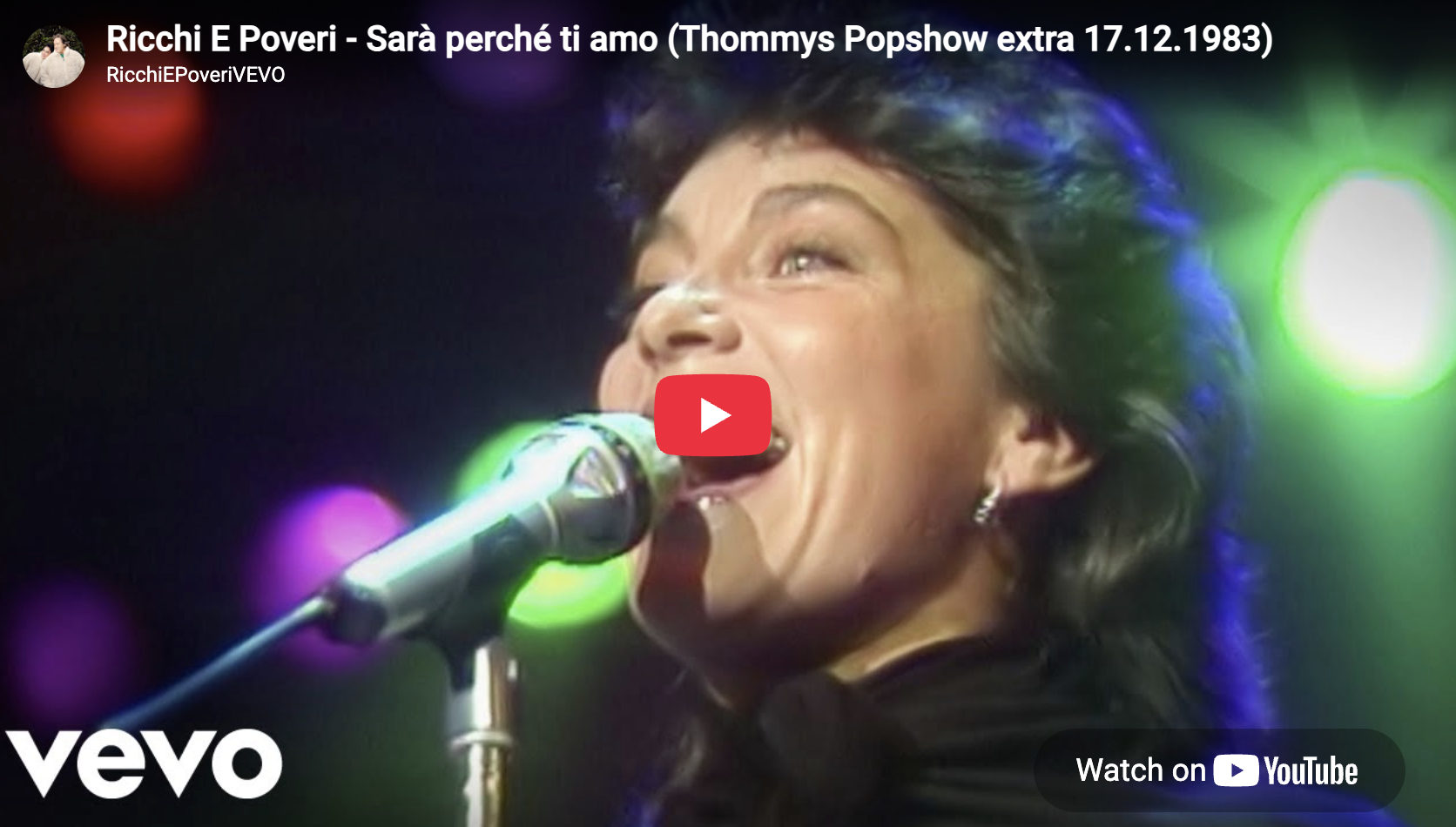 Ricchi E Poveri - Sarà perché ti amo