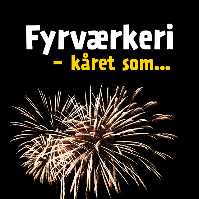 Fyrværkeri - kåret som 