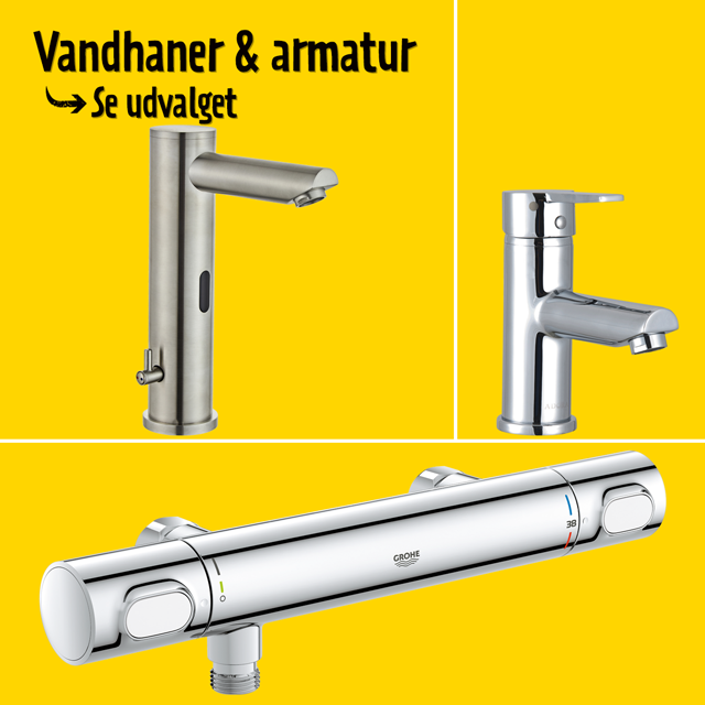 Vandhaner & armatur