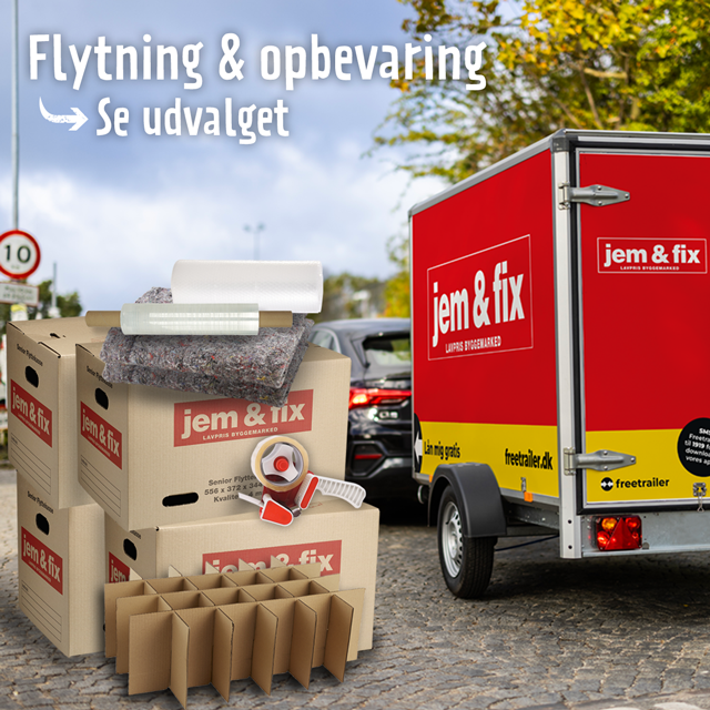 Flytning & opbevaring