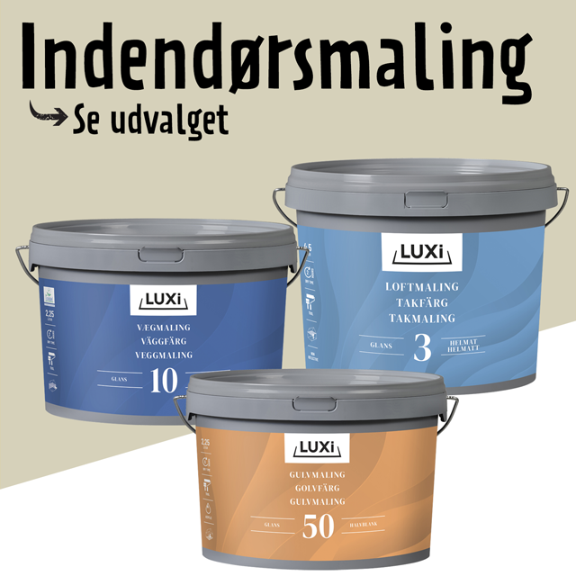 Indendørsmaling - se udvalget