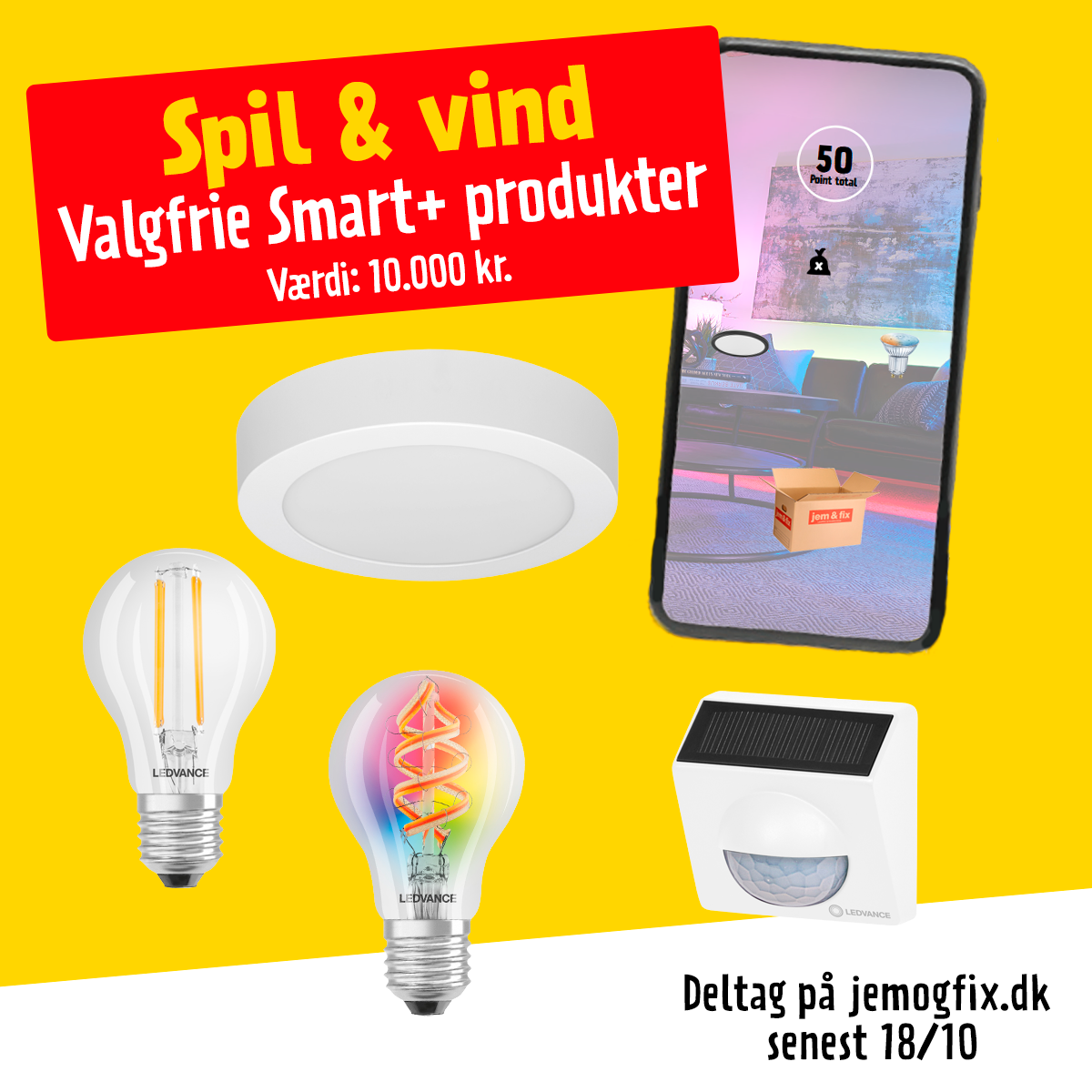 Vind smart belysning - deltag i konkurrencen