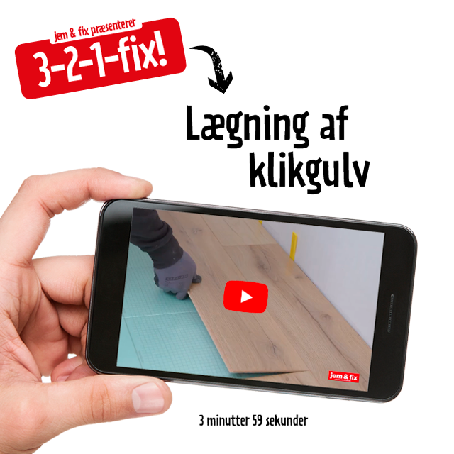 Sådan lægger du klikgulv - se filmen
