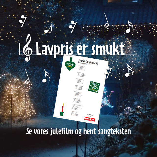Se vores julefilm og hent sangteksten