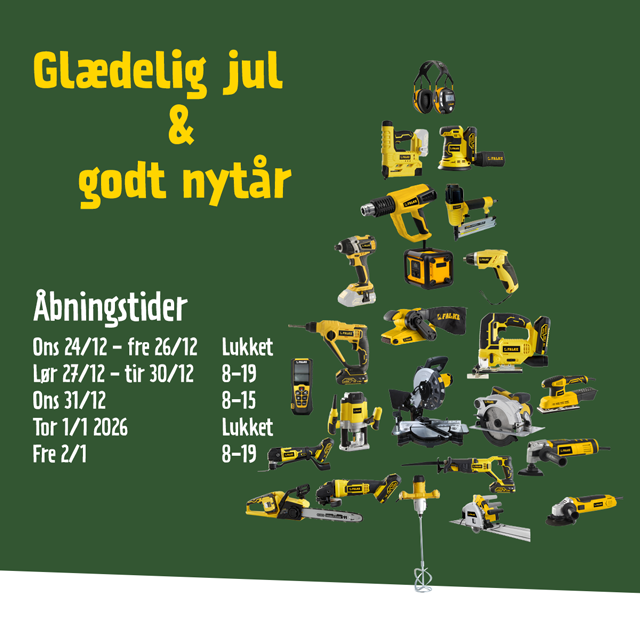 Åbningstider jul og nytår
