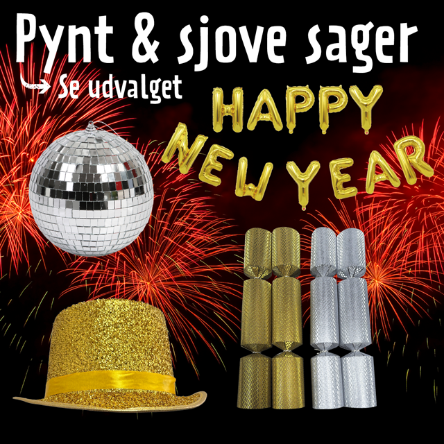 Pynt & sjove sager - se udvalget 