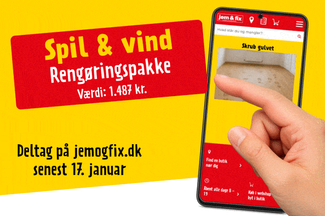 Konkurrence - vind rengøringspakke