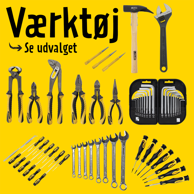 Værktøj - se udvalget