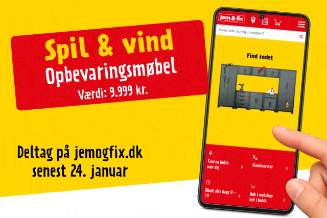 Vind opbevaringsmøbel - deltag her