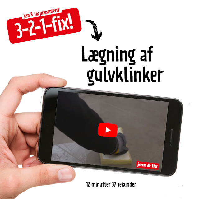 Lægning af gulvklinker - se filmen