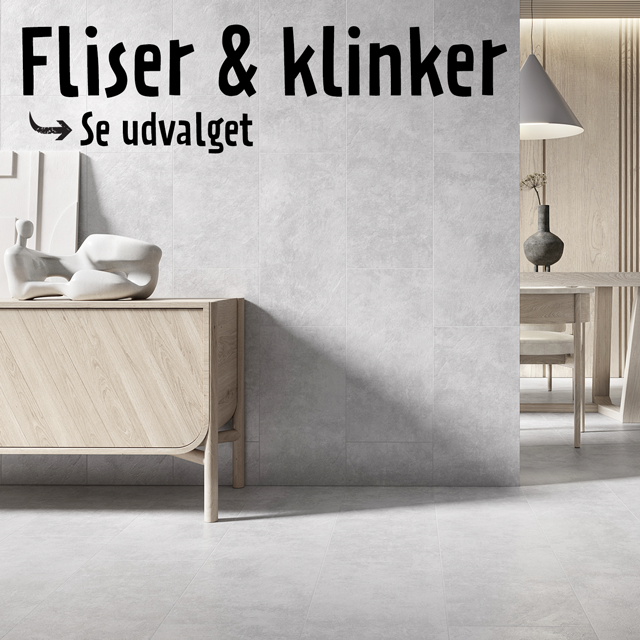 Fliser & klinker - se udvalget 