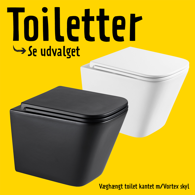 Toiletter - se udvalget 