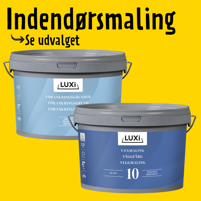 Indendørsmaling - se udvalget