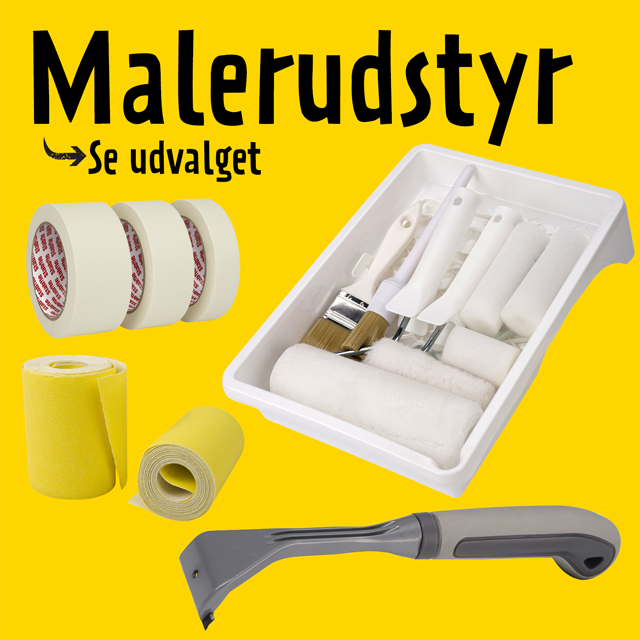 Malerudstyr - se udvalget