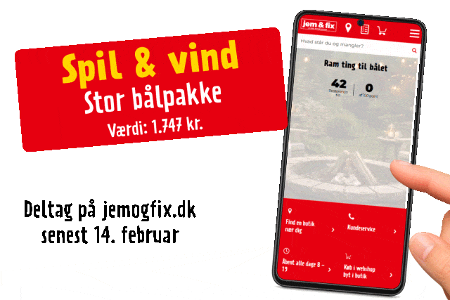 Vind stor bålpakke - deltag i konkurrencen