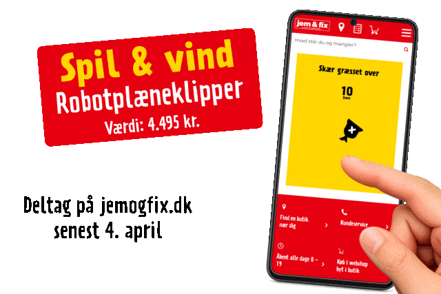 Vind robotplæneklipper - deltag i konkurrencen