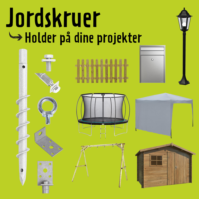 Jordskruer og tilbehør - se udvalget