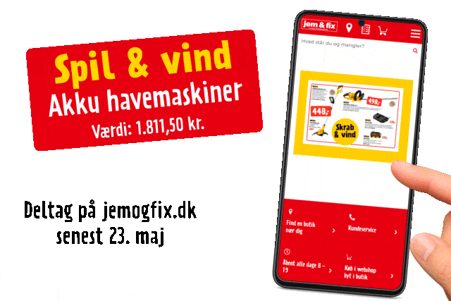 Vind havemaskiner - deltag i konkurrencen