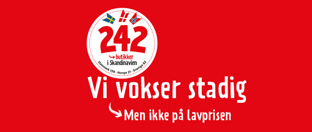 Vi vokser stadig