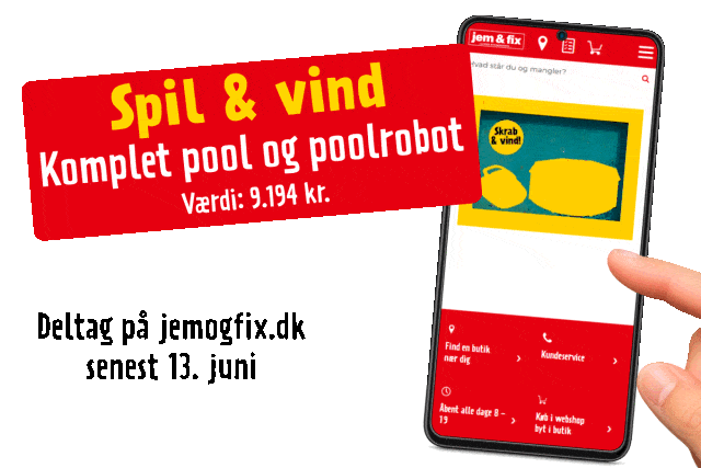 Vind pool og poolrobot - deltag i konkurrencen