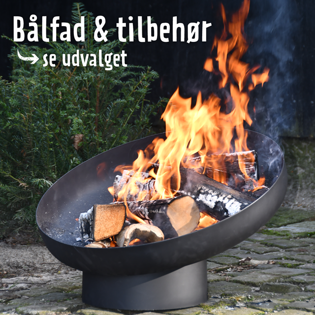 Bålfad og tilbehør - se udvalget