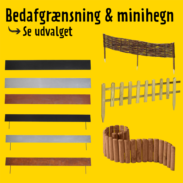 Bedafgrænsning &amp; minihegn