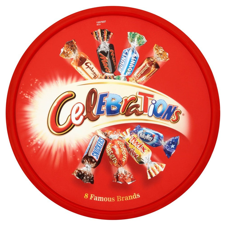 Mars Celebrations - Chocolate Bar Tubs - 550 gm