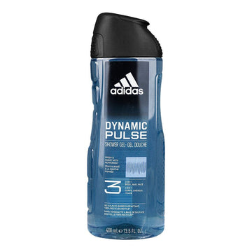 Adidas - Shower Gel - Dynamic Pulse - Vivifying - Fresh & Woody - 3in1 - Body Hair & Face - 400ml