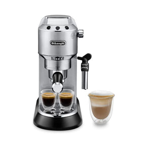 De'Longhi - Pump Espresso - Dedica EC685.M - Silver / Red - 1 Year Warranty