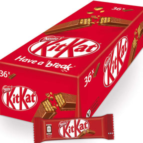 KIT KAT Milk Chocolate Wafer Bars - 2 Finger - Pack Of 36