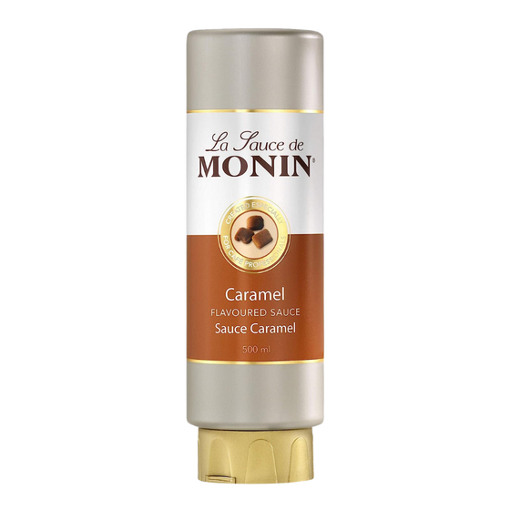 Monin - Caramel Flavored Sauce - Flavoured Sauce - 500 ml - Le Sauce De Monin