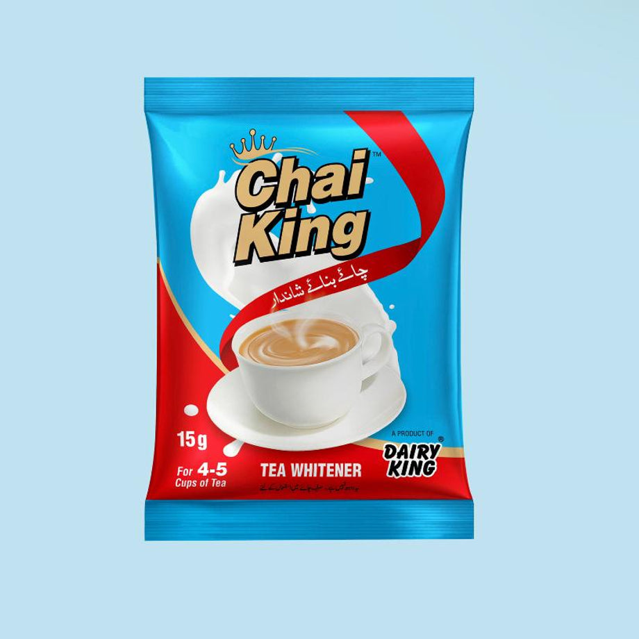 Chai King - Tea Whitener - 15 gm - Sachet - 12 Packs (1 Larri)