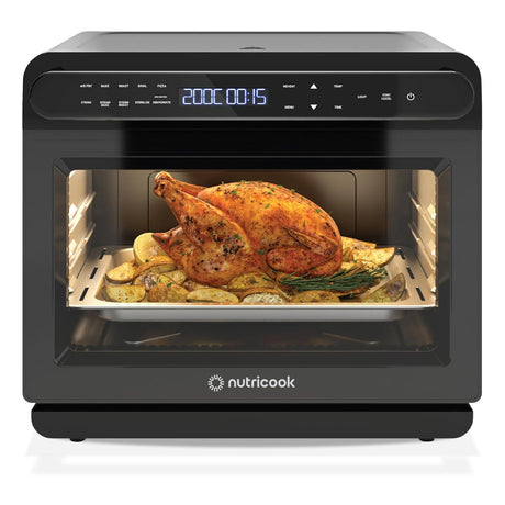 Nutricook - 24L - Streami Oven + Air Fryer - 11 In 1 - NC-ST01K - Steam Infusion - Black - 2 Years Warranty