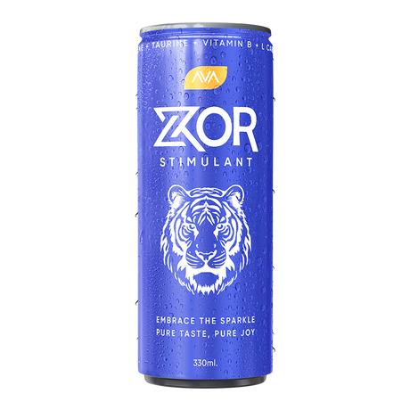 ZOR - Stimulant Drink - 330 ml x 12 - Lemon Lime