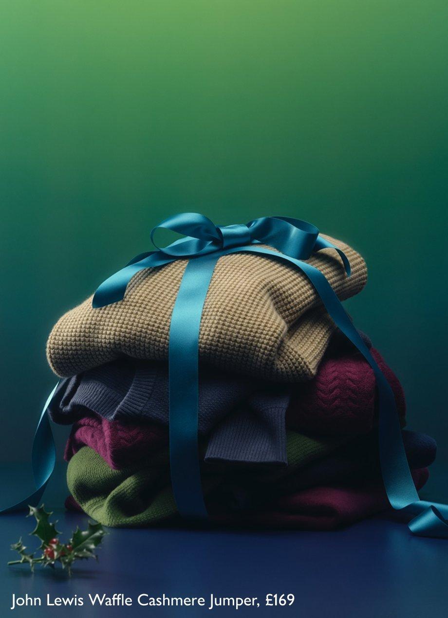 John Lewis Waffle Cashmere Jumper, £169