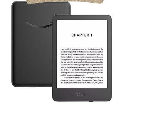 Amazon Kindle (2024) eReader, 6” High Resolution Illuminated Touch Screen, 16GB Black