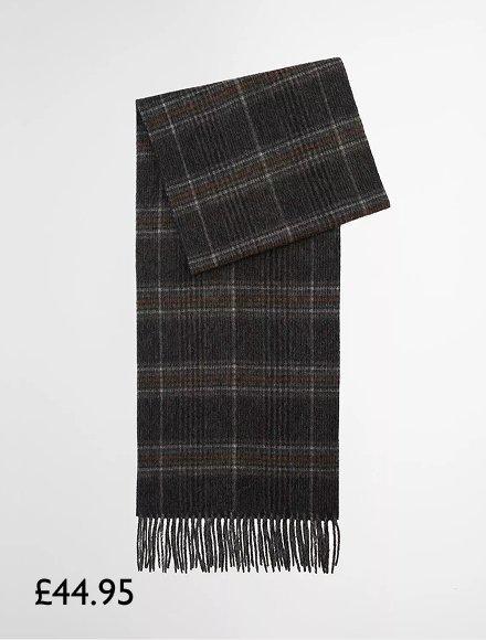 Barbour Wool Tartan Scarf, £44.95