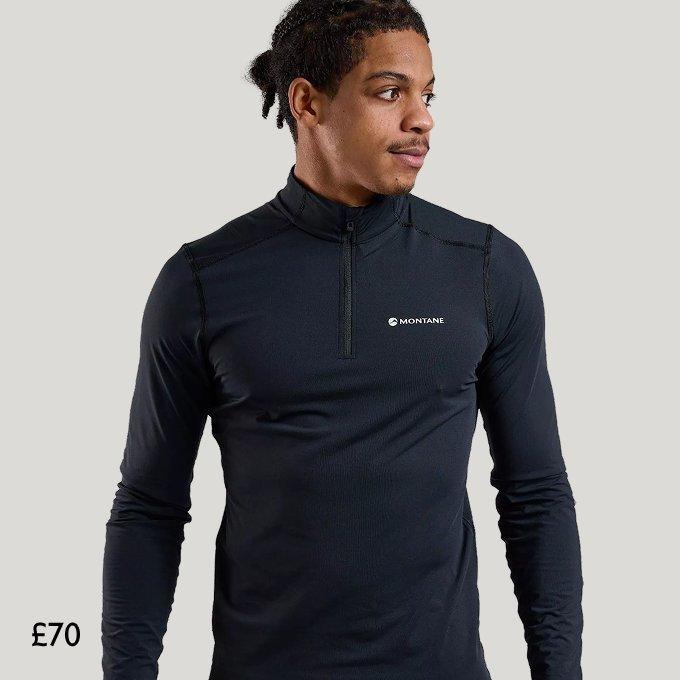 Montane Dart XT Thermal Zip Neck Long Sleeved Top, £70 