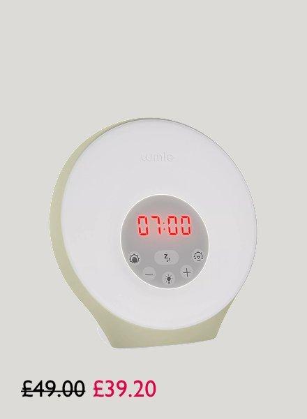 Lumie Sunrise Alarm, £39.20