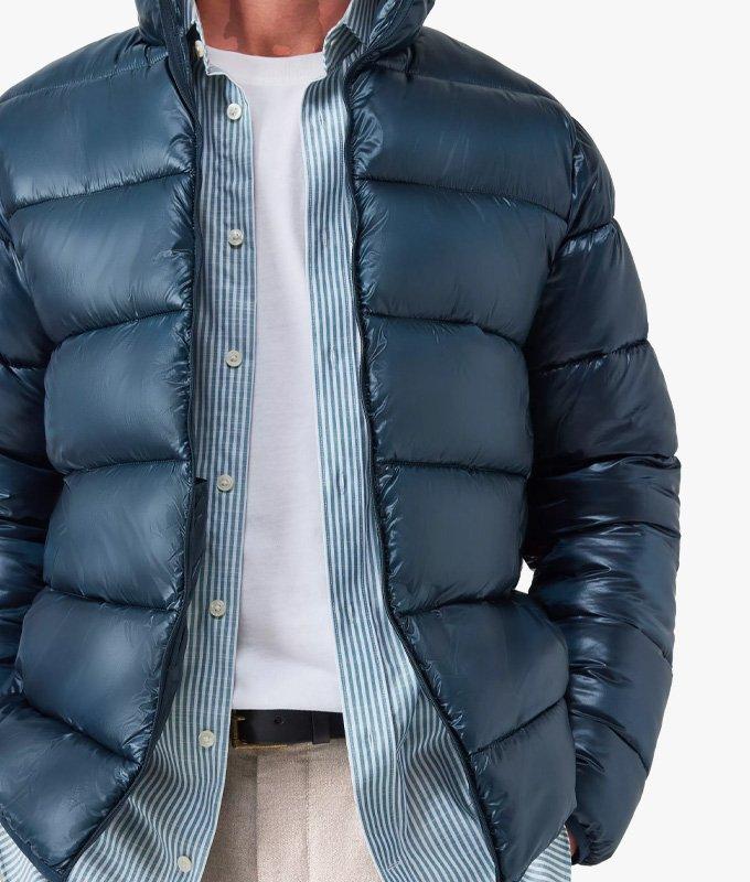 Zip Front Puffer Jacket