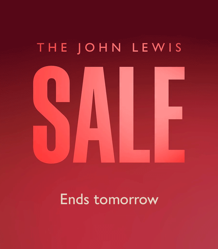 The John Lewis Sale ends tomorrow