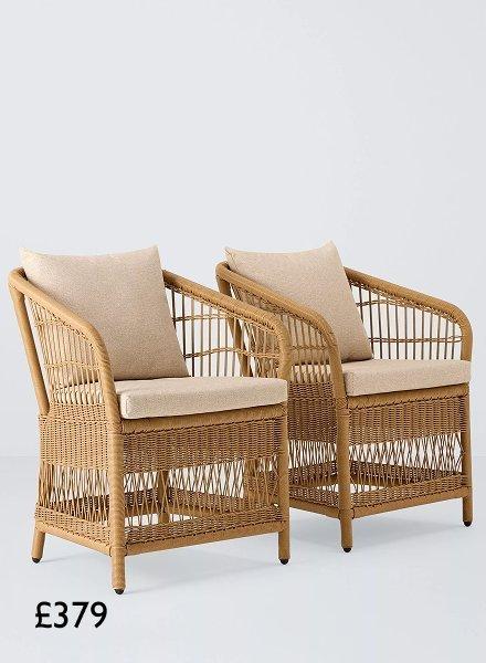 Harbour Weave Garden Dining Chairs, £379